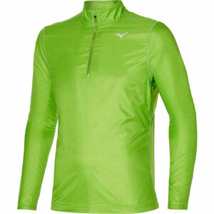 Mizuno HYBRID LS HZ Pánske funkčné tričko s dlhým rukávom, svetlo zelená, veľkosť L