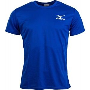 Mizuno DRYLITE TEE modrá XL - Pánske bežecké tričko