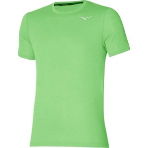 Mizuno IMPULSE CORE TEE Pánske bežecké tričko, svetlo zelená, veľkosť XXL