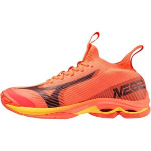 Mizuno WAVE LIGHTNING NEO 2 Pánska volejbalová obuv, oranžová, veľkosť 43