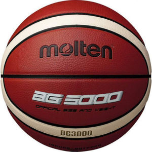 Molten BG 3000 Basketbalová lopta, hnedá, veľkosť 6