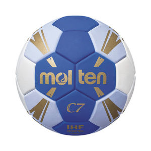 Molten C7 Hádzanárska lopta, svetlomodrá,biela,zlatá, veľkosť