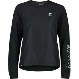 MONS ROYALE TARN MERINO SHIFT WIND W Dámske technické cyklo tričko, čierna, veľkosť M