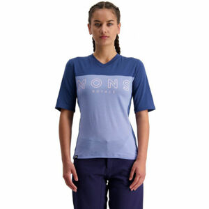 MONS ROYALE REDWOOD ENDURO W Dámske funkčné cyklo tričko z vlny Merino, fialová, veľkosť L
