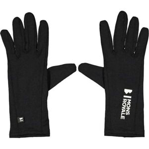 MONS ROYALE VOLTA GLOVE LINER Unisexové  rukavice, čierna, veľkosť L
