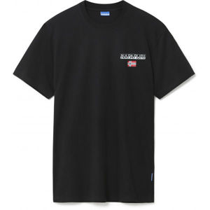 Napapijri S-ICE SS 1 Pánske tričko, čierna, veľkosť M