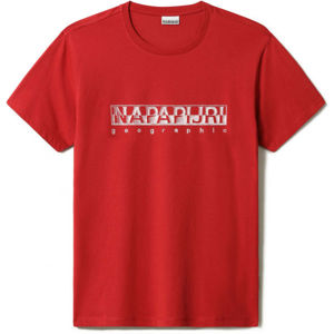 Napapijri SALLAR SS Pánske tričko, červená, veľkosť M
