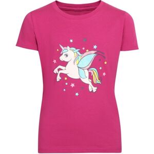 NAX GORETO Dievčenské tričko, ružová, veľkosť 116-122