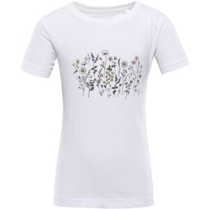 NAX JULEO Detské bavlnené tričko, biela, veľkosť 116-122