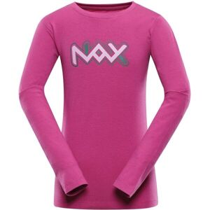NAX PRALANO Detské bavlnené tričko, ružová, veľkosť 128-134