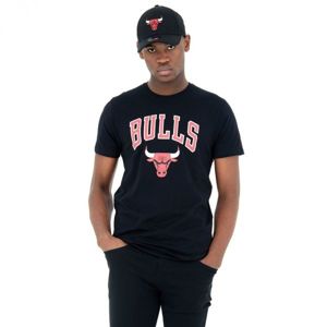 New Era NBA CHICAGO BULLS čierna XXL - Pánske tričko