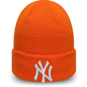 New Era MLB LEAGUE ESSENTIAL CUFF KNIT NEW YORK YANKEES Unisex zimná čiapka, oranžová, veľkosť UNI