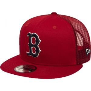New Era 9FIFTY MLB ESSENTIAL A FRAME BOSTON RED SOX TRUCKER CAP červená S/M - Pánska klubová truckerka
