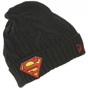 New Era HERO CUFF SUPERMAN čierna  - Štýlová zimná čiapka