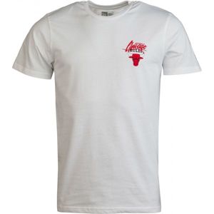 New Era NBA SCRIPT LOGO CHICAGO BULLS biela M - Pánske tričko