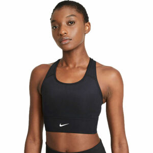 Nike SWOOSH LONG LINE BRA W čierna XS - Dámska športová podprsenka
