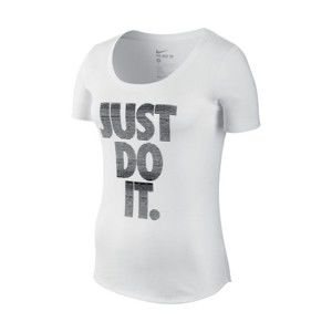 Nike TEE-SCP PAPER MRG JDI biela M - Dámske tričko