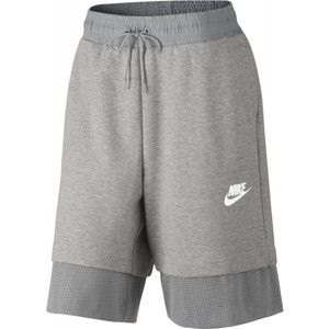 Nike W NSW AV15 SHORT MESH sivá L - Dámske šortky