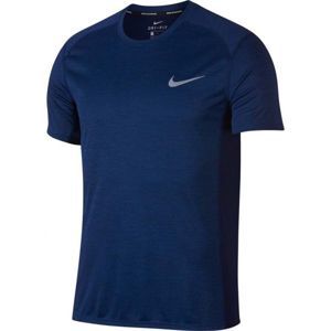 Nike MILER TOP SS modrá M - Pánske bežecké tričko