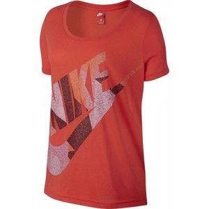 Nike NSW TEE SS SKYSCRAPER W červená S - Dámske tričko