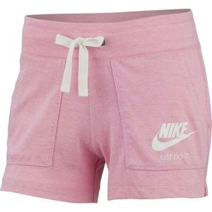 Nike NSW GYM VNTG SHORT W svetlo ružová L - Dámske šortky