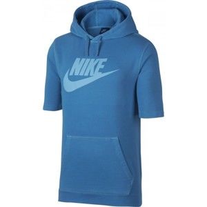 Nike SPORTSWEAR HOODIE PO FT WASH modrá S - Pánska mikina