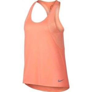 Nike RUN TANK ružová L - Dámske športové tielko
