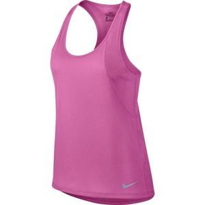 Nike RUN TANK fialová M - Dámske bežecké tielko