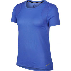 Nike RUN TOP SS W modrá L - Dámske bežecké tričko