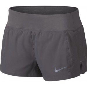 Nike ECLIPSE 3IN SHORT W sivá M - Dámske bežecké šortky