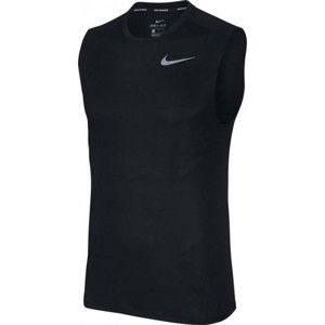 Nike RUN TOP SLV čierna L - Pánske bežecké tričko