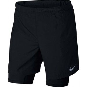 Nike CHALLENGER 2IN1 SHORT čierna L - Pánske bežecké kraťasy