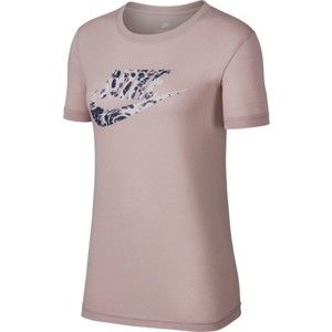 Nike SPORTSWEAR TEE FW PRINT ružová M - Dámske tričko