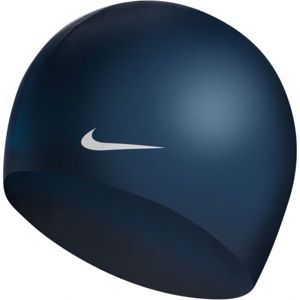 Nike SOLID SILICONE tmavo modrá NS - Plavecká čiapka