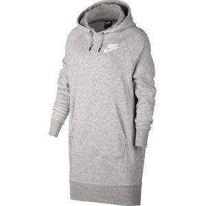 Nike NSW RALLY HOODIE DRESS RIB sivá XS - Dámske mikinové šaty