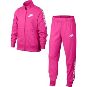 Nike NSW TRK SUIT TRICOT ružová XS - Dievčenská súprava