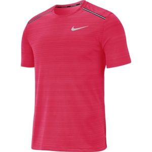 Nike DRY MILER TOP SS M červená S - Pánske bežecké tričko