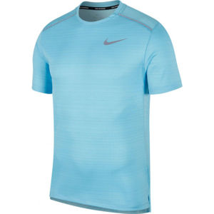 Nike DRY MILER TOP SS M modrá L - Pánske bežecké tričko