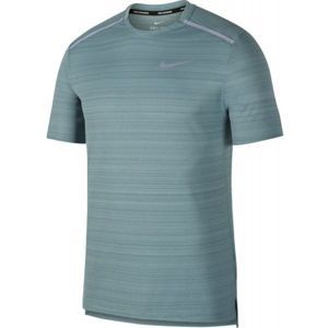 Nike NK DRY MILER TOP SS sivá S - Pánske bežecké tričko