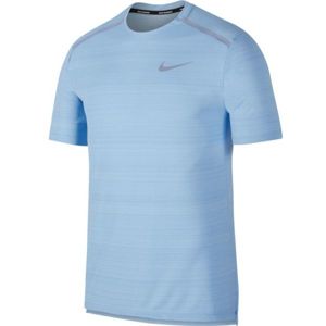 Nike NK DRY MILER TOP SS modrá L - Pánske bežecké tričko