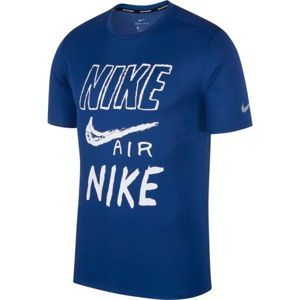 Nike BRTHE RUN TOP SS GX modrá XL - Pánske tričko