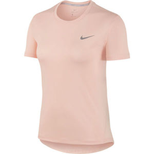 Nike MILER TOP SS W ružová XS - Dámsky bežecký top