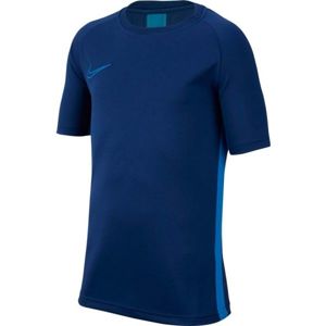 Nike DRY ACDMY TOP SS Chlapčenské tričko, tmavo modrá,modrá, veľkosť