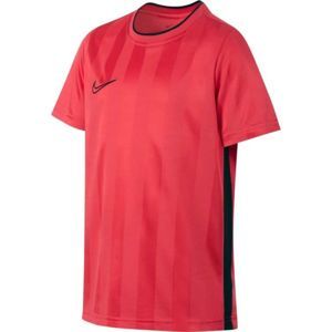 Nike ACDMY TOP SS GX2 Chlapčenské futbalové tričko, červená, veľkosť XL