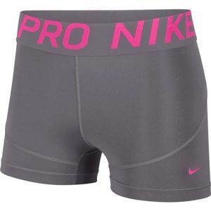 Nike NP SHRT 3IN šedá S - Dámske športové šortky