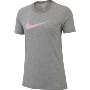 Nike DRY TEE DFC CREW Dámske tréningové tričko, sivá, veľkosť S