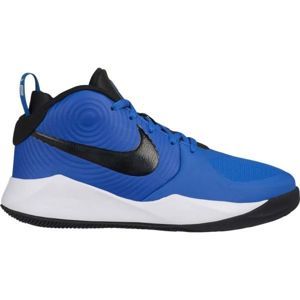 Nike TEAM HUSTLE D9 modrá 4Y - Detská basketbalová obuv