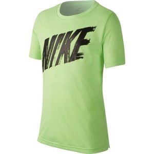 Nike DRY TOP SS zelená XS - Chlapčenské športové tričko