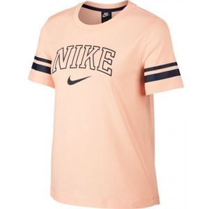 Nike SPORTSWEAR TOP SS ružová S - Dámske tričko