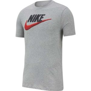 Nike NSW TEE BRAND MARK M šedá M - Pánske tričko